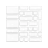Clear-25 piece set