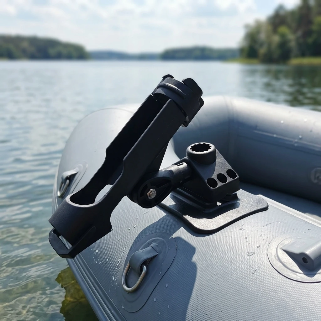 fishing rod holder for kayaks YakAttack SideStage Pro Kayak Fishing Rod Rack with LockNLoad Mounts