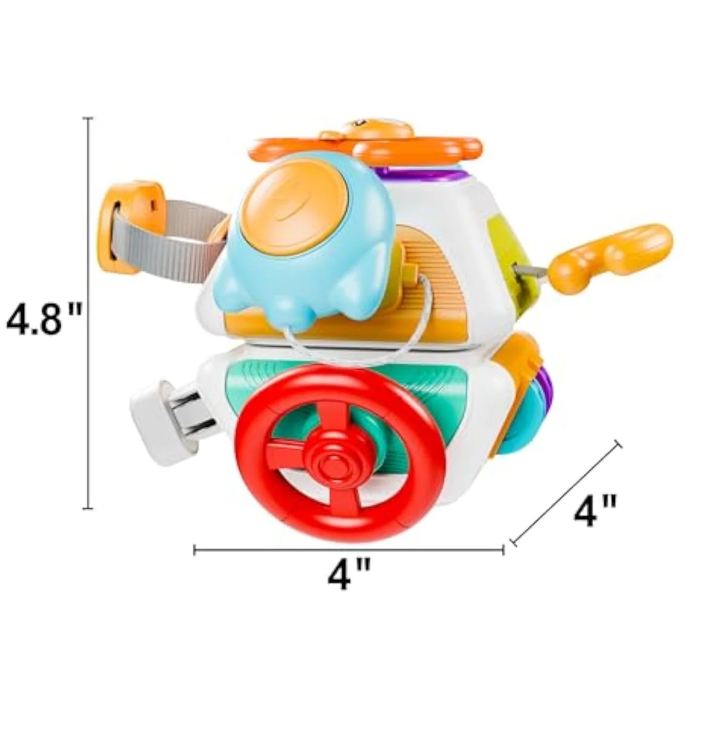 EPT Sensory Kids Funny Baby Gift Interesting Polyhedron Activity Cube Toys Busy Cube