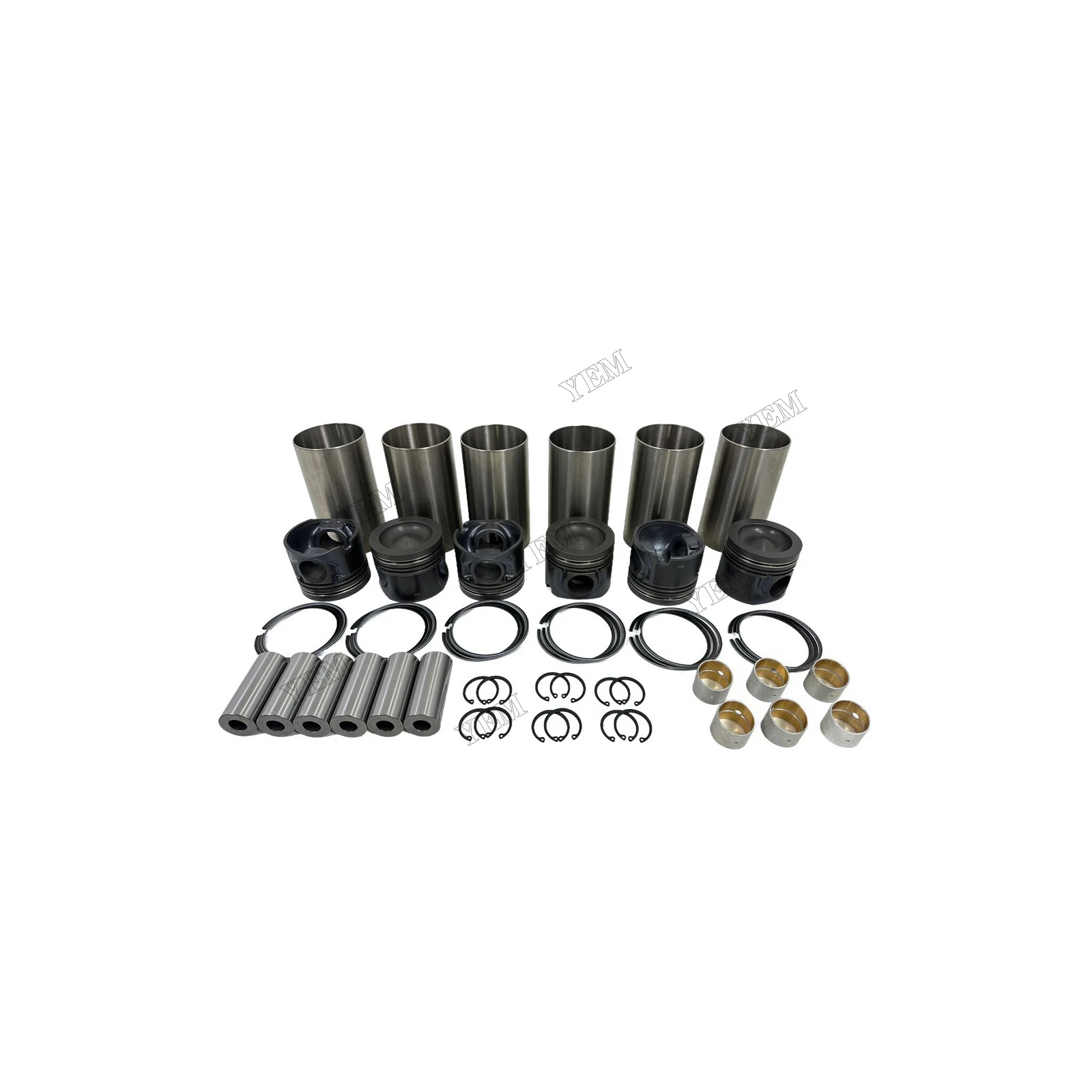 Cylinder Liner Kit Compatible for Caterpillar C7 Replacement High Performance Engine Parts