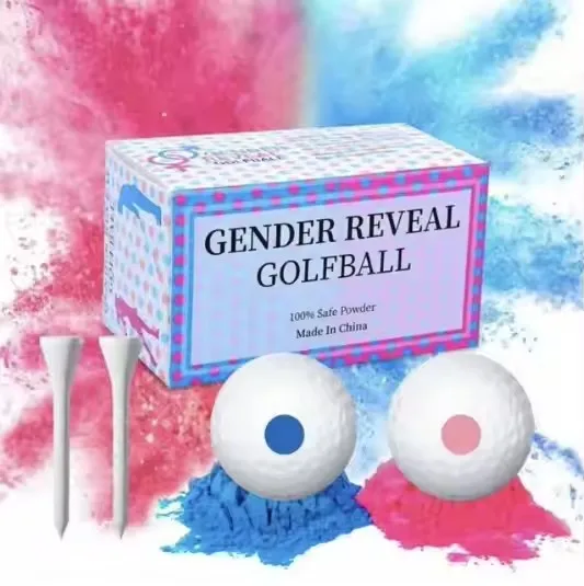 Gender Reveal Golf Balls Exploding Golf Ball Set Girl or Boy Baby Reveal Ideas Gender Reveal Decorations Powder Explosion
