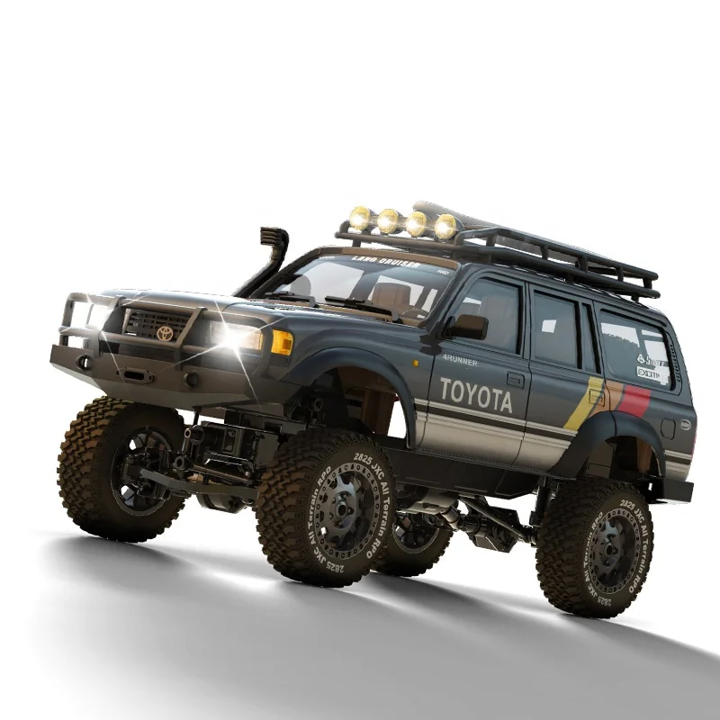 JXC5826ライセンスRCカーモデル1:12 4ランナーランドクルーザーLC80 RC