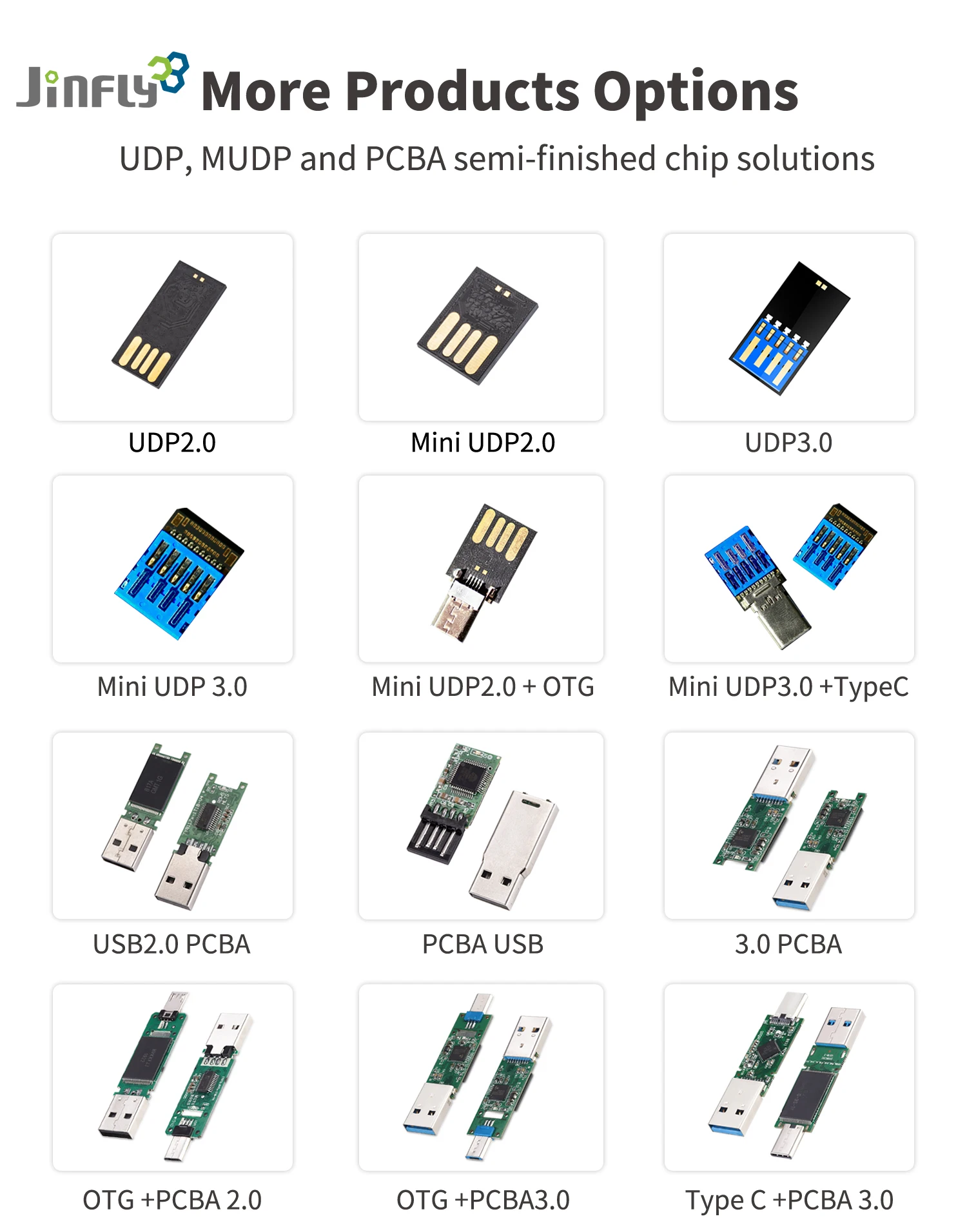 JINFLY Factory Direct USB Flash Drive 2.0 Memory Stick Pen Drive 512MB-512GB Capacity Wholesale USB Flash Drives New
