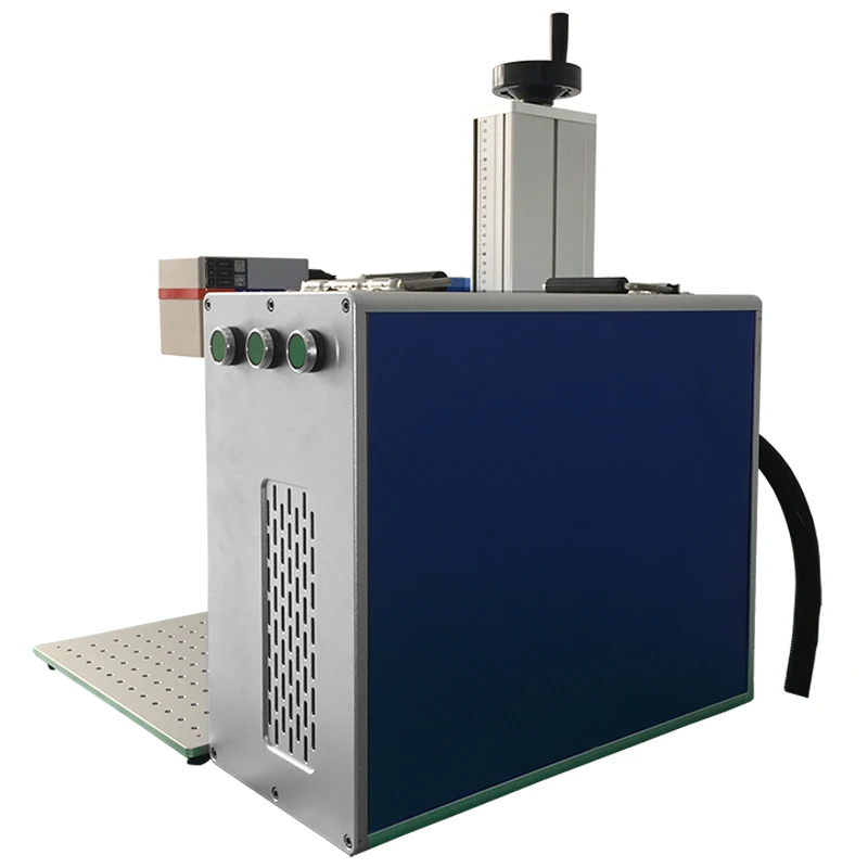 20W 30W JPT MOPA Fiber Laser Marking Machine on Metal Stainless Steel Aluminum for Color Printing Air Cooling MAX Laser Source supplier
