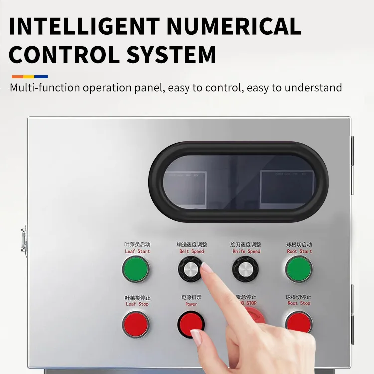 Automatic Vegetable Cutter Vegetable Dicing Machine Multi Cube Root Leafy Vegetable Cutting Machine