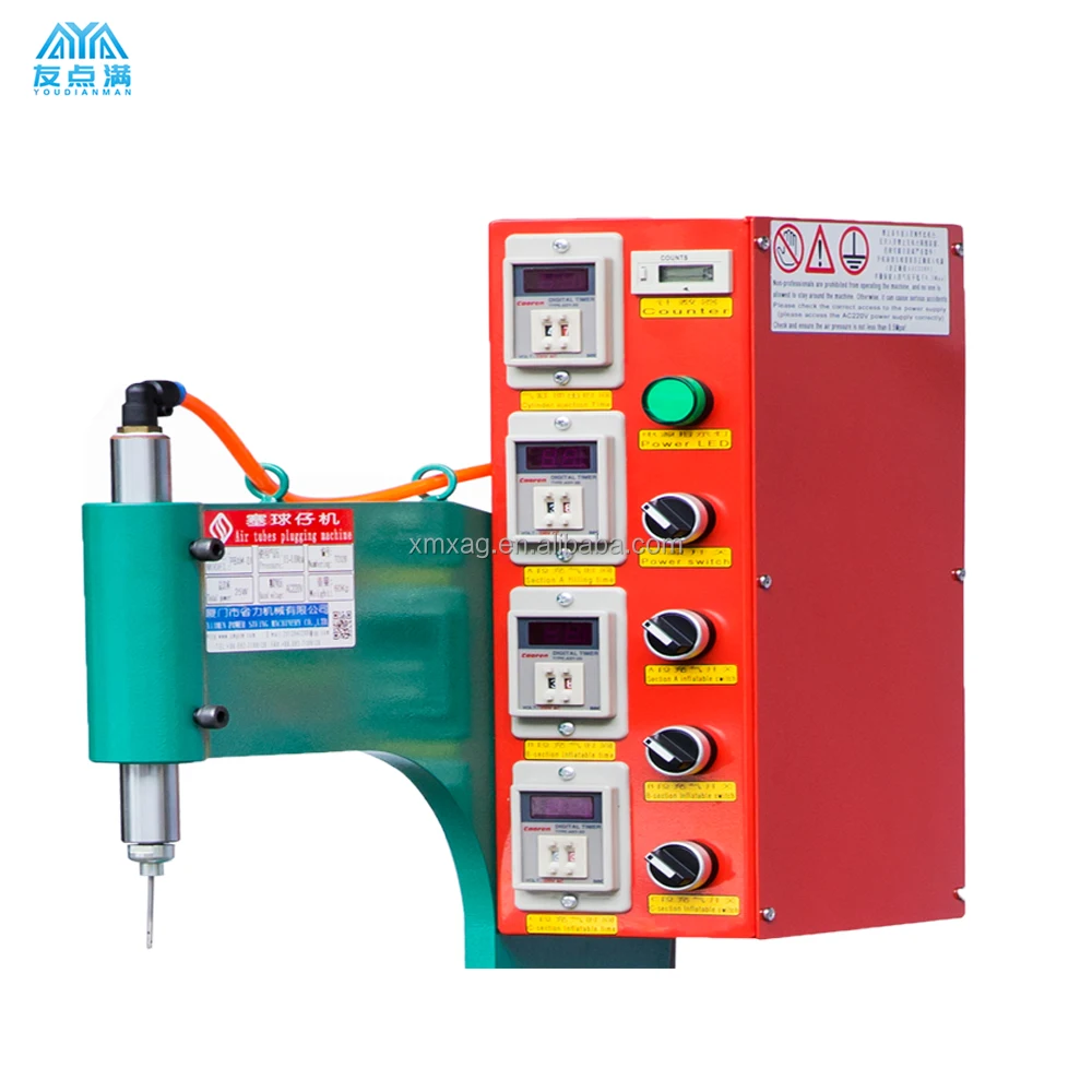 Ball Inflation Valve Punching Machine Ball Factory Basketball Manufacturing Machine