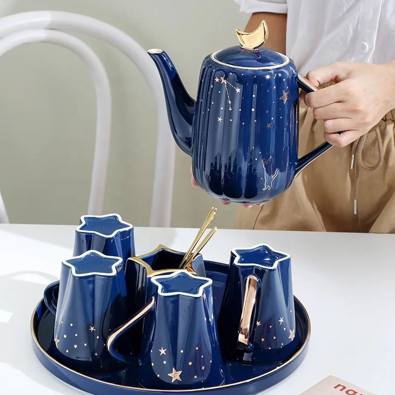 Starry Blue Teapot 200ml Tsuiki Copperware – Tea Dealers