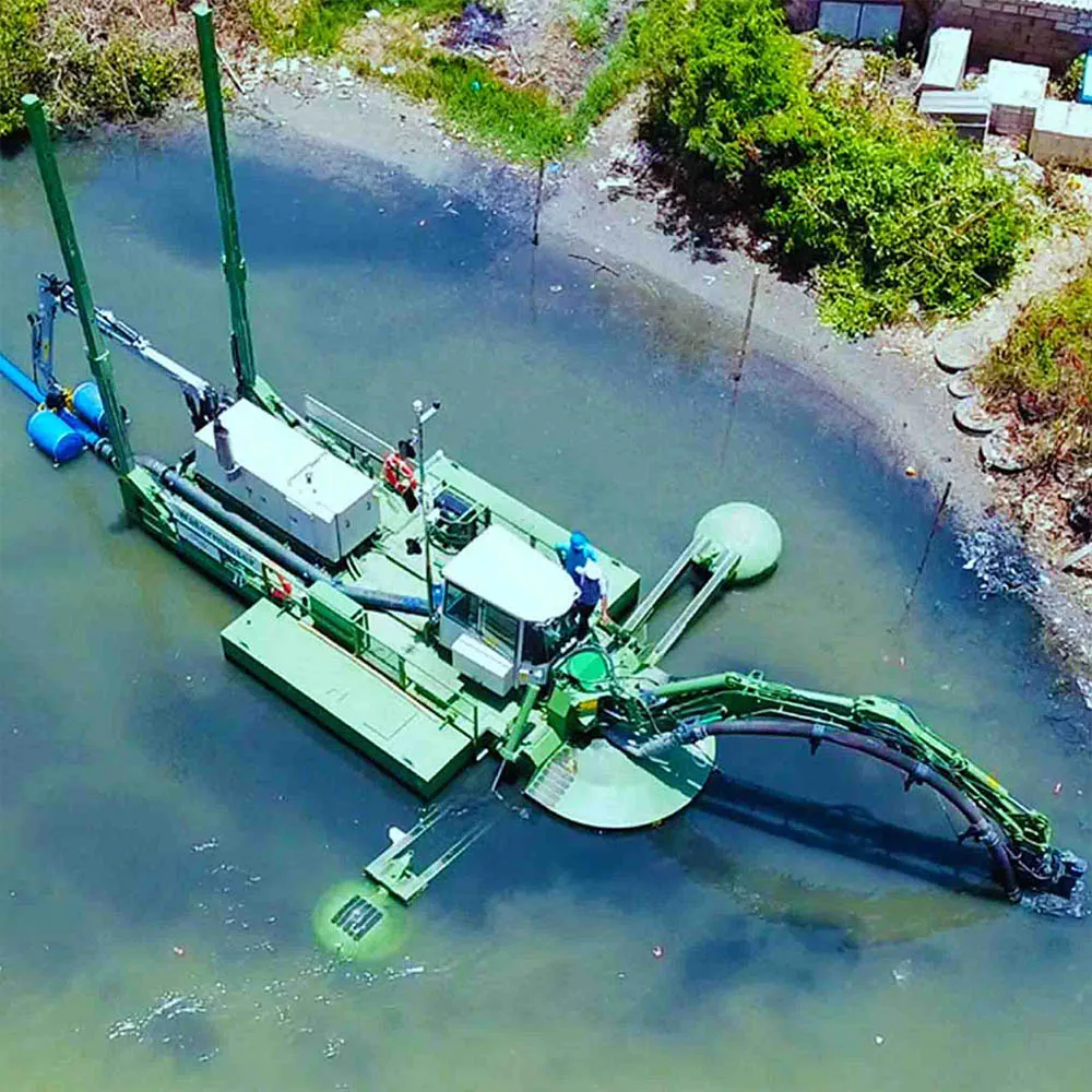 High Efficiency Amphibious Multipurpose Dredger Watermaster Dredger Amphibious River Sand Dredger for Sale