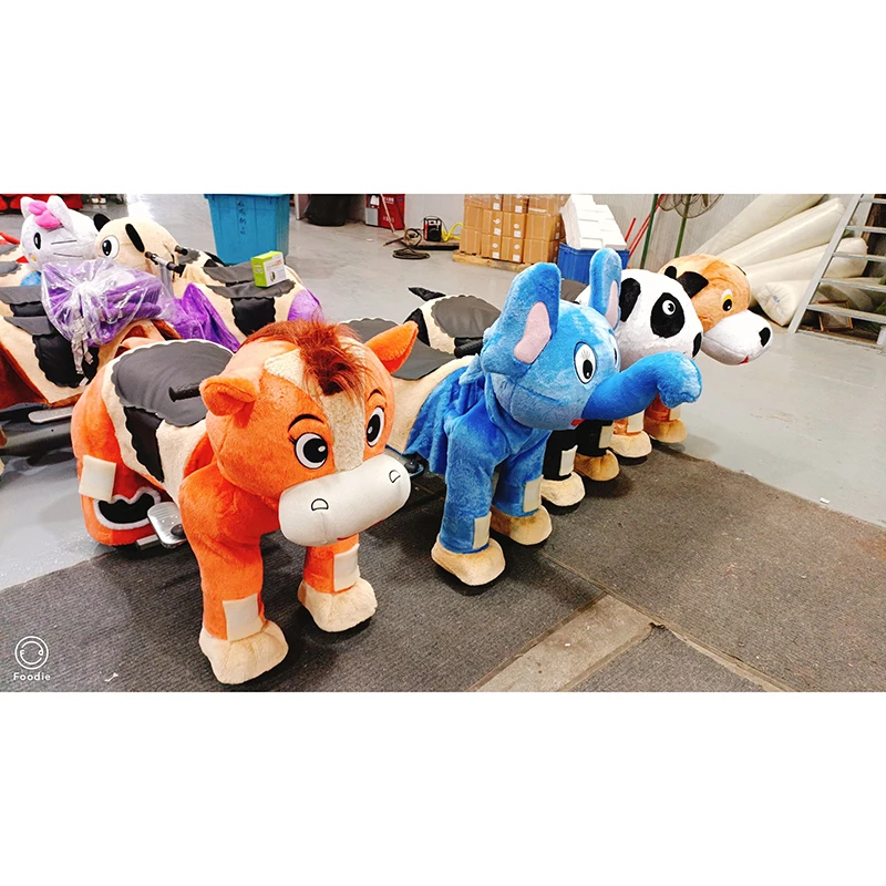 Factory CE Customized Electric Ride on Walking Animal Rides Animal Carts for Mall