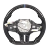 Real Carbon Fiber;Tri-Color Stitch & Center Stripe; Heated