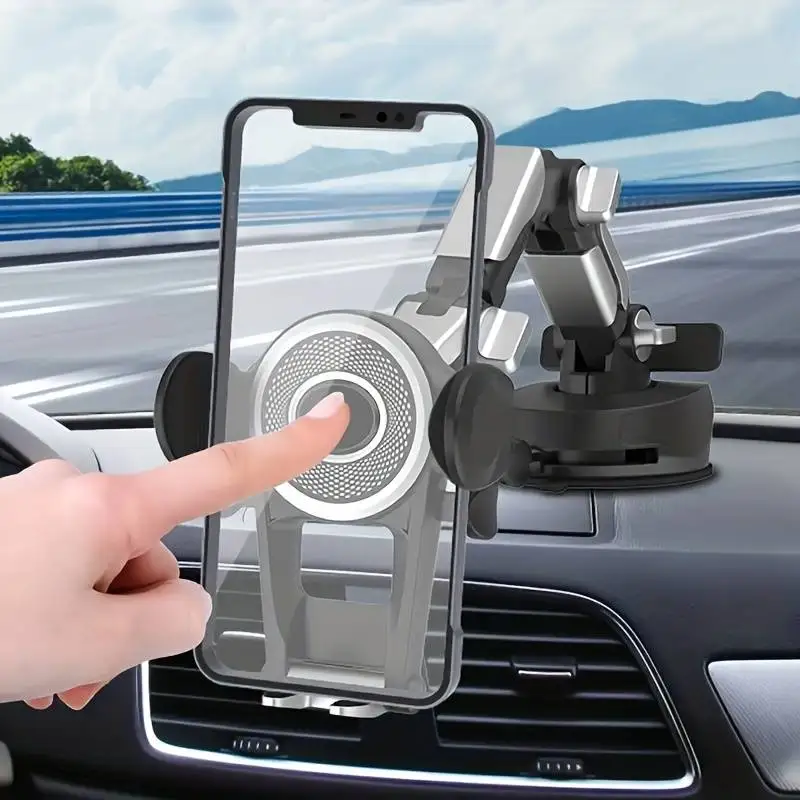Long Arm Adjustable Heavy Duty Cell Phone Holder for Truck Dashboard