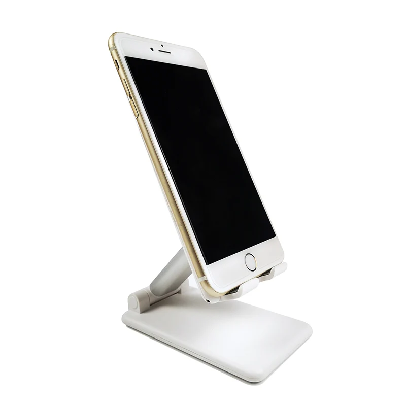 2020 New Universal Angle Height Adjustable Foldable Desktop Plastic Stand Holder For Mobile Phone