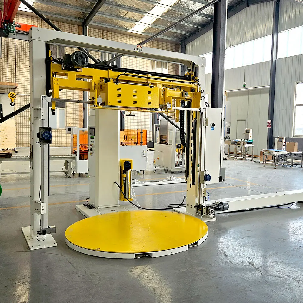 Hot Sale Combined Strapperwrapper Automated System For Any Kinds Of