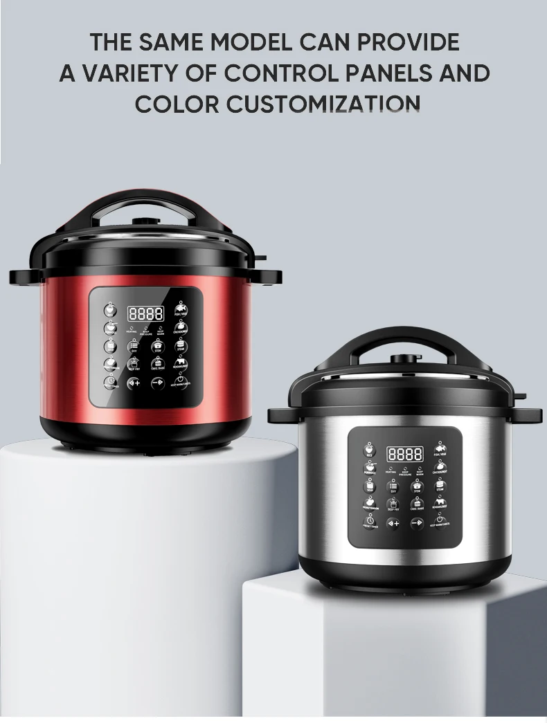 Multifunction Pressure Cooker Household 6l Stainless Steel Pot Rice