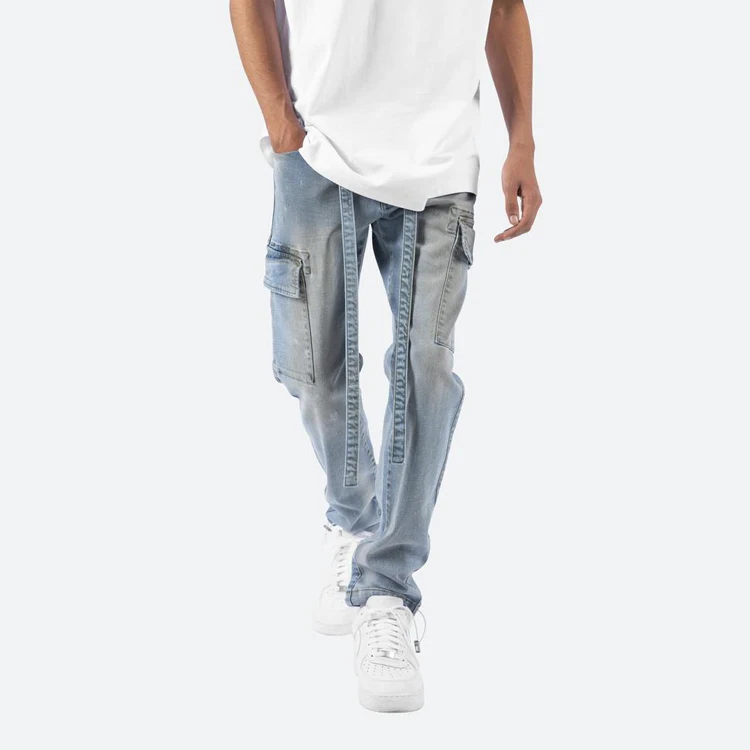 DiZNEW Young Design Mens Denim Jeans Fashionable Plus Size Street Wear Men's Jeans supplier