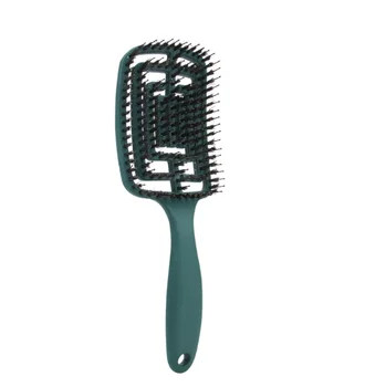 URTHEONE 6 Pcs Hair Brush Mini Boar Bristle Hairbrush, Pocket Travel Small Paddle Hair Brush For Men Women Kids Thick Curly Thin Long Short Wet Or Dry Hair Detangle Massage Add Shine