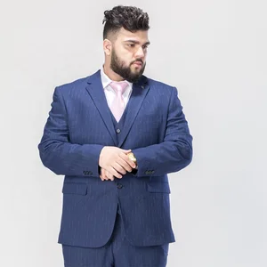 Classic Men's Blazer and Tuxedo Set for Weddings Factory Direct Plus Size Overweight Veste Suits 3 Pieces