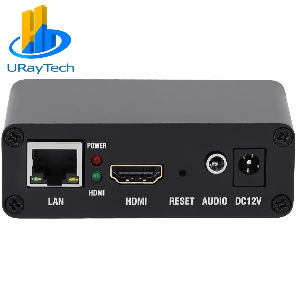 IP Encoder Decoding Network Stream Decoding Support RTMP RTSP RTP UDP HTTP ISEEVY H.265 H.264 4K 1080P Video Decoder IPTV Decoder with HDMI and CVBS Output for Advertisement Display 