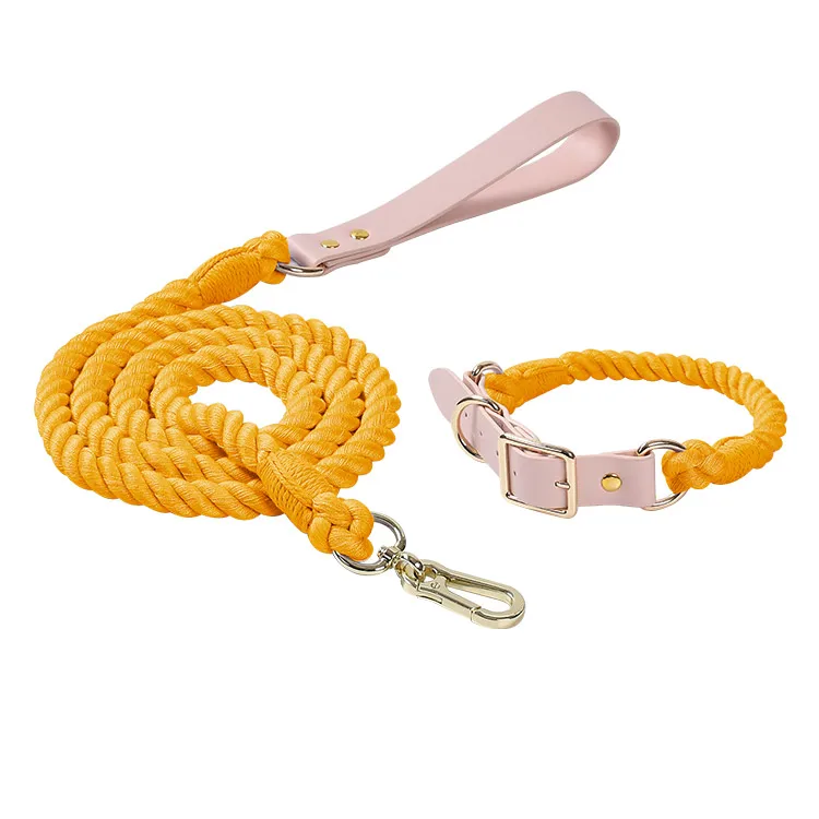 Luxury Heavy Training Multicolor Walking Dog Cotton Rope Organic