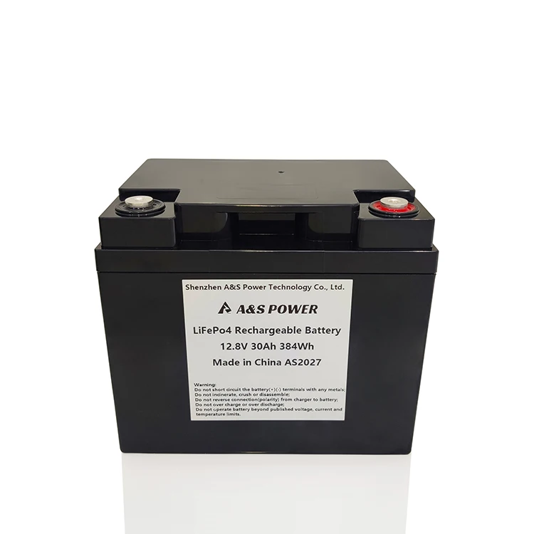 Wholesale 12v lithium battery Rechargeable 32700 12.8v 30Ah 384Wh LiFePo4 battery pack for Golf Cart