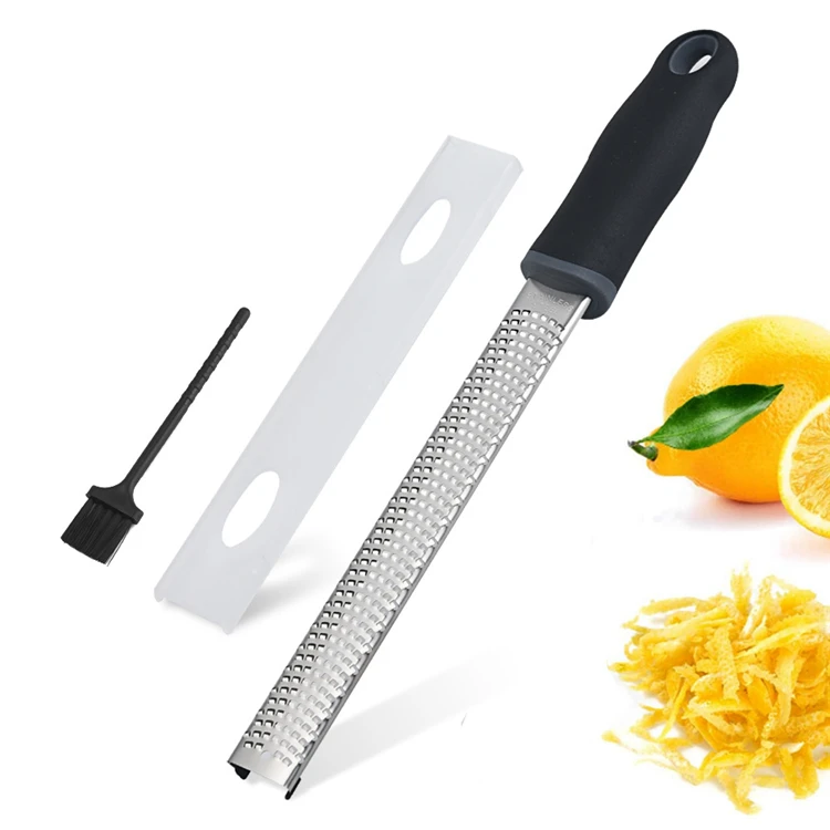 Stainless Steel Cheese Lemon Zester Kitchen Grater For Vegetables