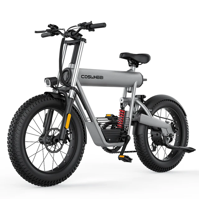 US Warehouse China Factory Supply Coswheel T20 mini Fat Tire e-Bike Fatbike 500w 45km/h Ebike 1000w Power Bike Electric Bike