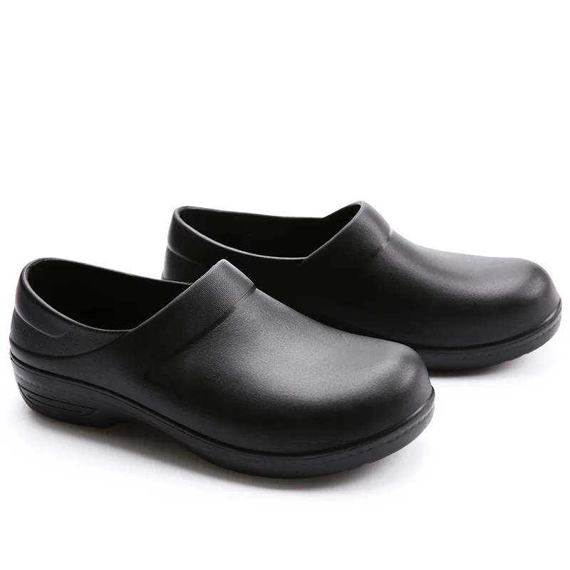 TUOKING Unisex Work Shoes Waterproof Slip Resistant Clog Nursing or Chef Shoes 