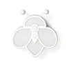 Bee Night Light - White
