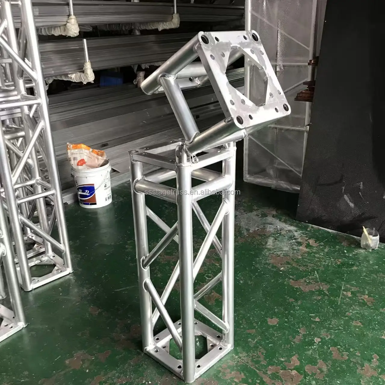 product 300x300 aluminum hinge for bolt truss lifting system outdoor events tower lift stage lighting truss accessory794-8