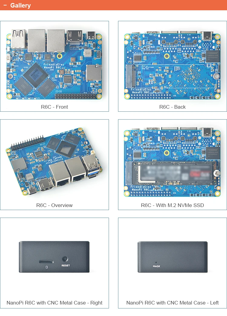 NanoPi R6C/R6S AI Kit Micro Development Board with RK3588s for Embedded ...
