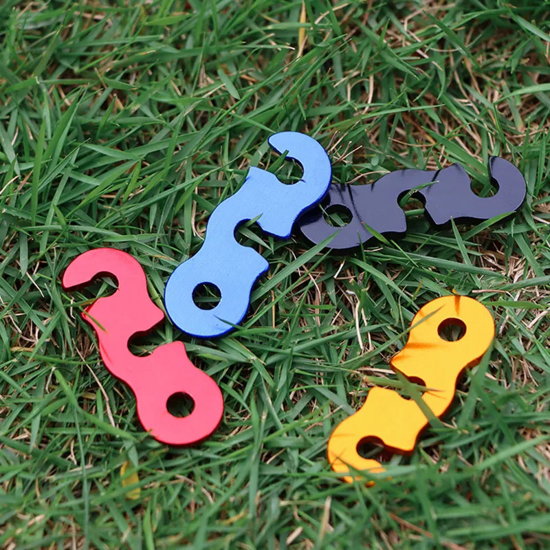 Aluminum Wind Rope Buckles Fastening Hook Eye Tent Wind Rope Buckle