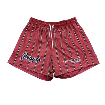 custom logo sweat powerlifting shorts for men custom 5 inch for lift striped sublimation
