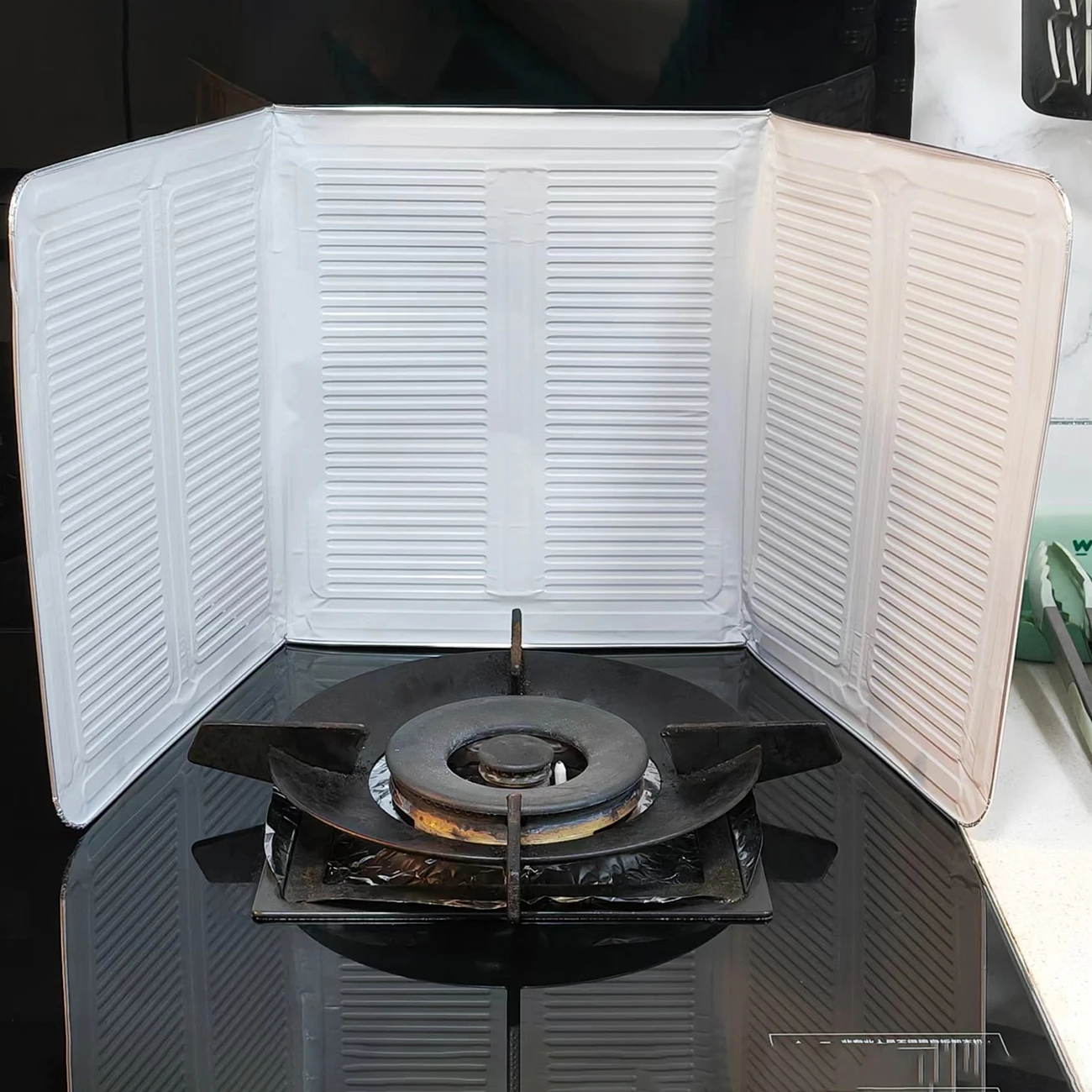 Горячая Распродажа Одноразовые индивидуальные кухонные газовые плиты алюминиевая фольга масляная перегородка