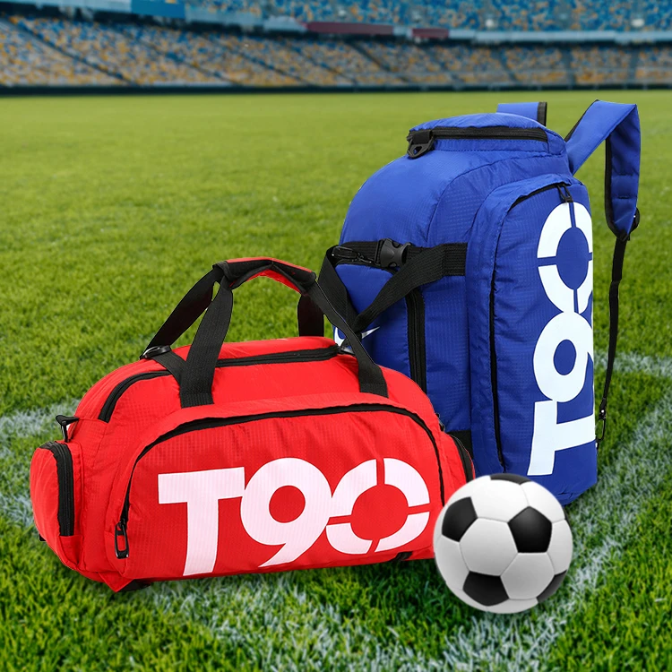 Custom Logo Travel Duffel Bag Women T90 Football Training Soccer Ball Sports Men Duffle Gym Bag