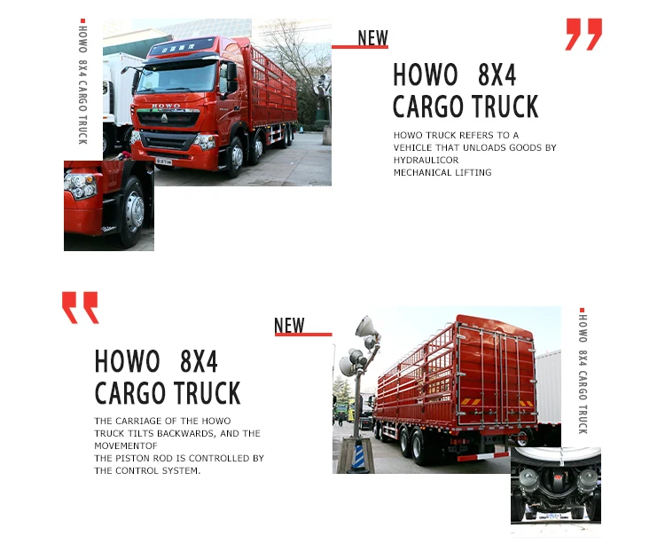 Excellent Value For Money Sinotruck Howo 8X4 Cheap Cargo Truck