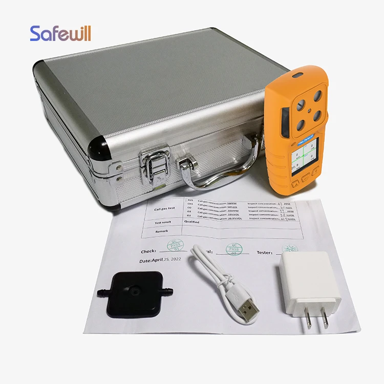 Safewill Manufacture Handheld Combustible Multi Gas Detectors Calibration Equipment 0-100% LEL ES30A Multi 2 in 1 Detector