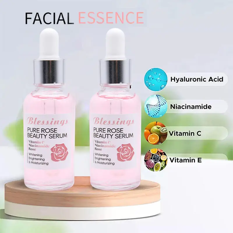 Private Label Skin Care Products Vitamin C Collagen Whitening Rose