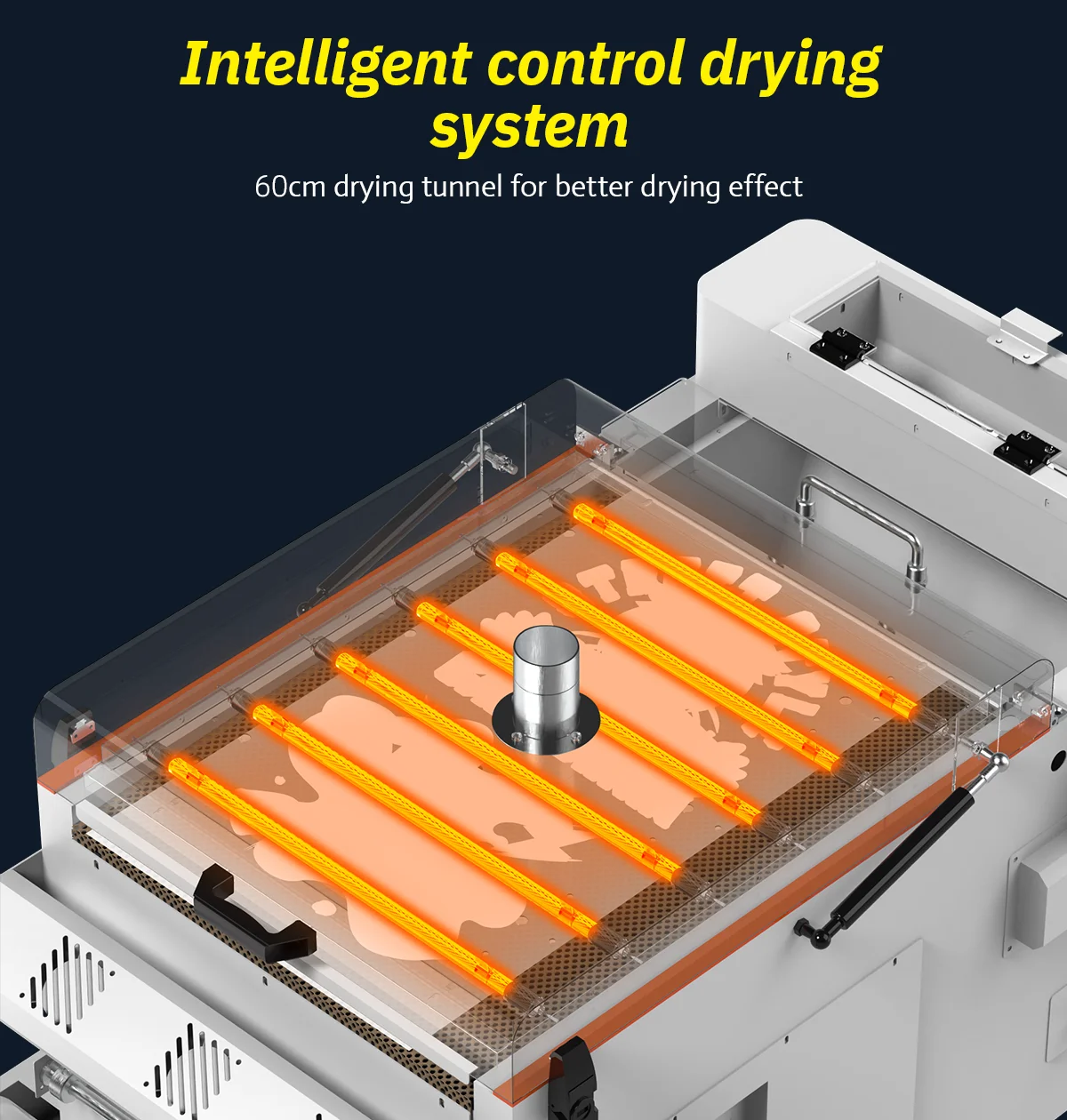 Full-Automatic DTF Printer with 720*1800 dpi Resolution and 8PASS 3.5m²/h Speed for High-Quality Direct to Film Printing