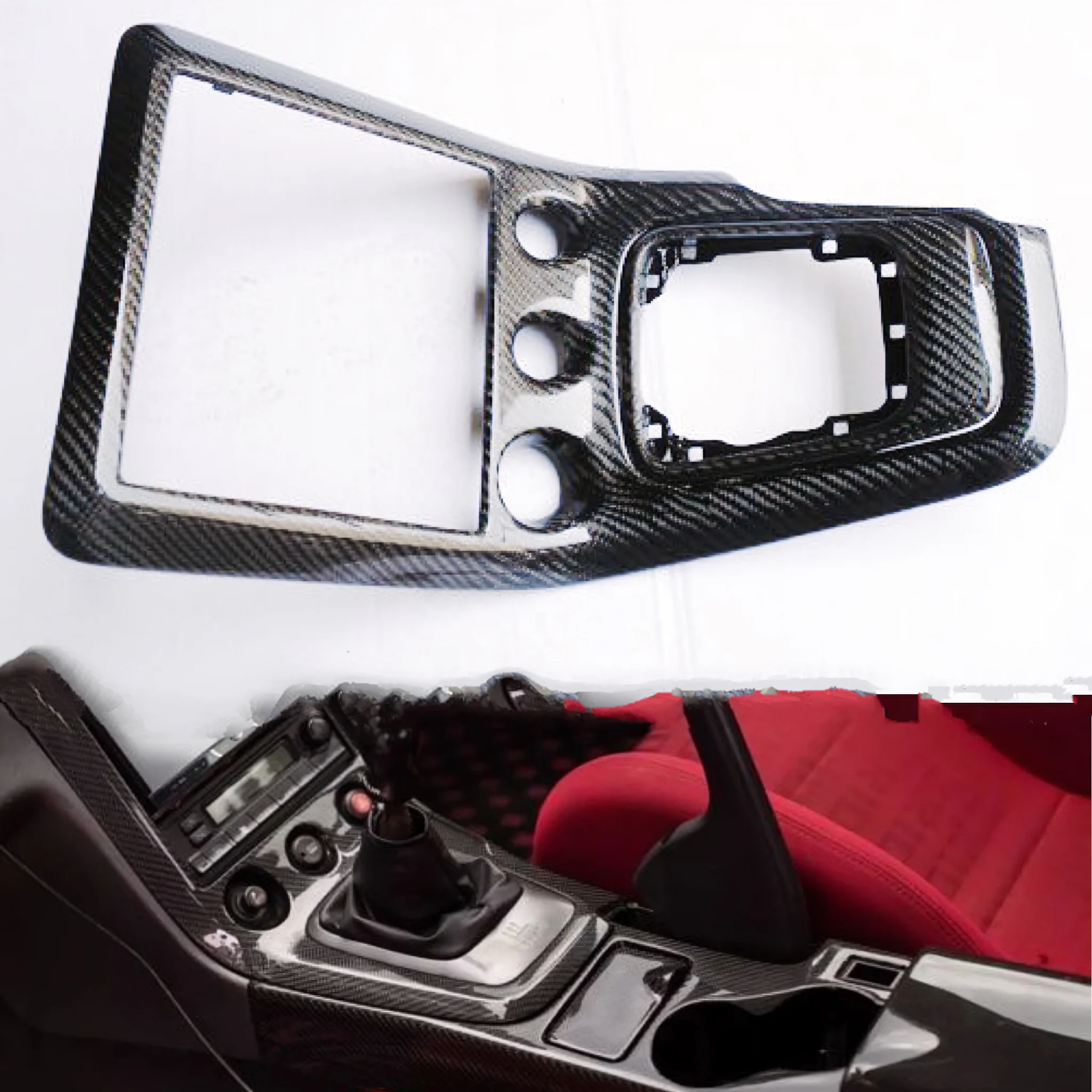 Nissan S15 Carbon Radio & Gear Surround - Silvia S15