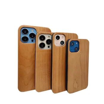 Christmas Recycled tpu pc custom wooden epoxy bulk Wood Resin Phone Case For Iphone x xs xr 11 12 13 Pro max