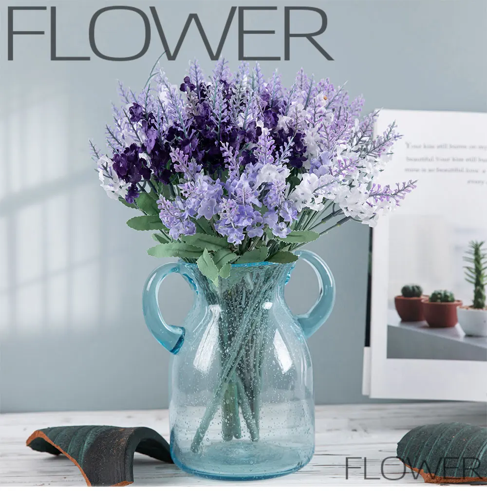 Wholesale High Quality Artificial Flowers Wall Lavender Flower For