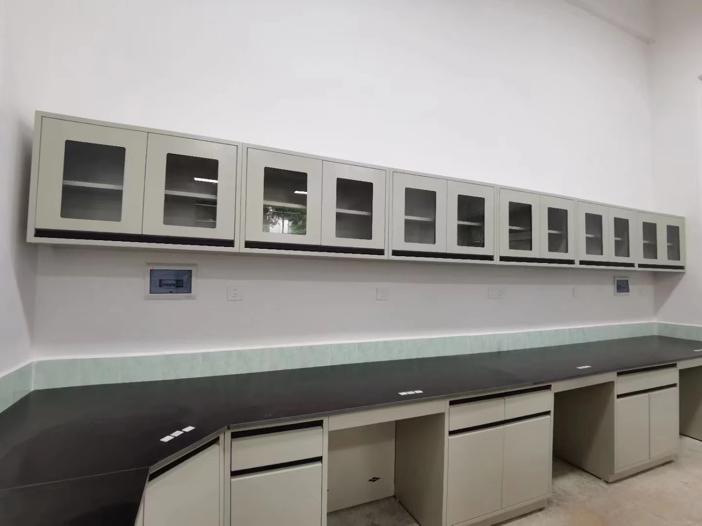 Chemical Dental Furniture Wall Lab Work Bench Laboratory Cabinet ...