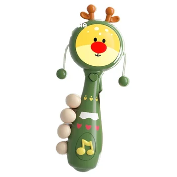 Preschool Educational Games toy Music Toy for Education Bell Infant Pacifier Baby Rattle