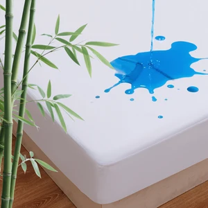 Mattress Protector 100% Bamboo Knitted Premium Hypoallergenic 100% Waterproof Mattress Cover Protector