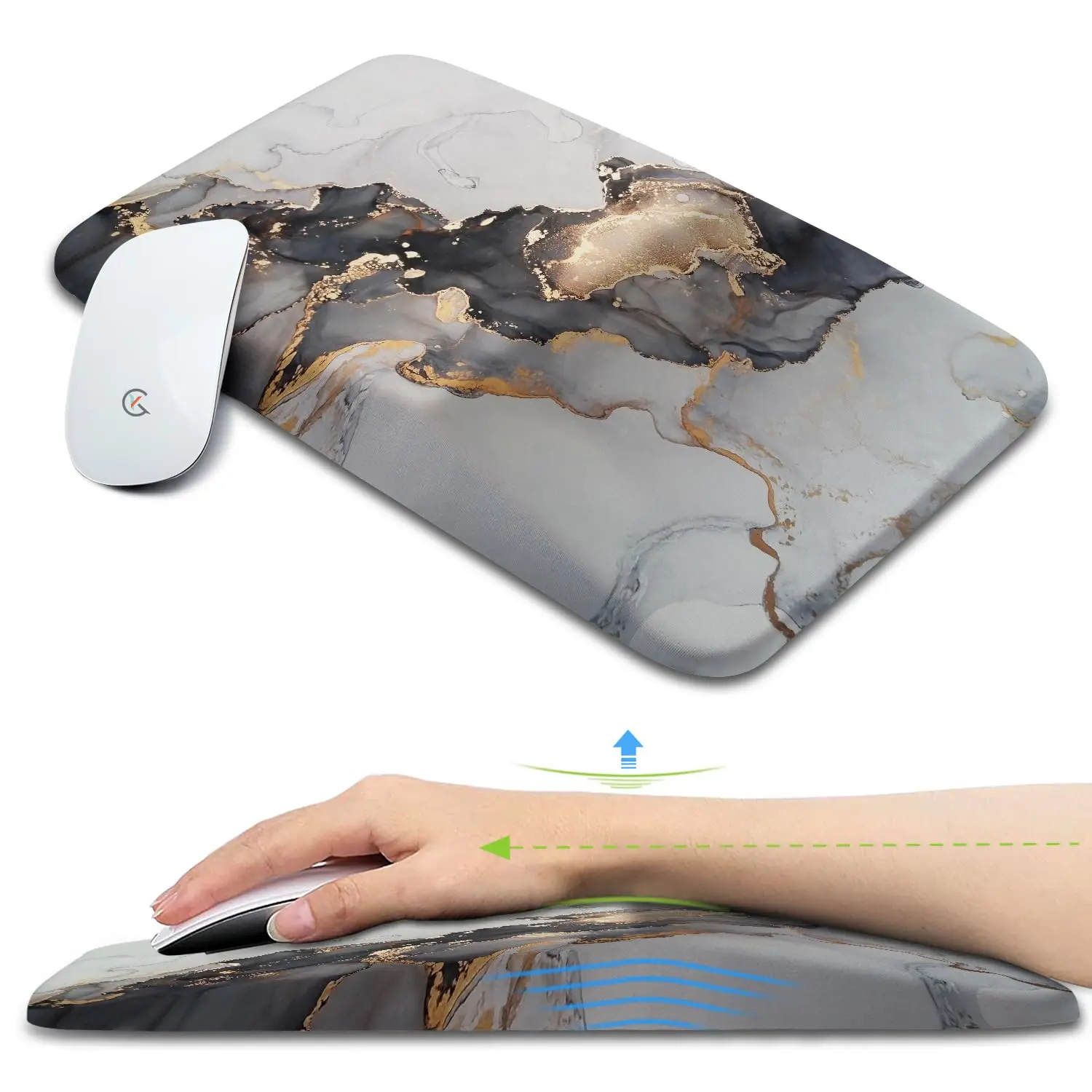 Silicone Anti-slip Wrist Pad Ergonomic Mouse Pad Comfort Wrist Pad