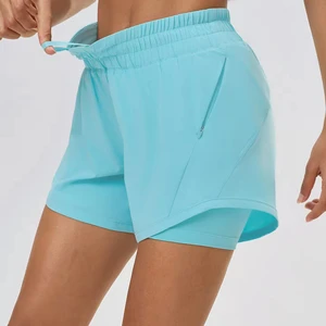 Women's Loose Elastic Waist Cycling Shorts Sport Breathable Have Pockets Workout Clothes Running Training Fitness Yoga Shorts