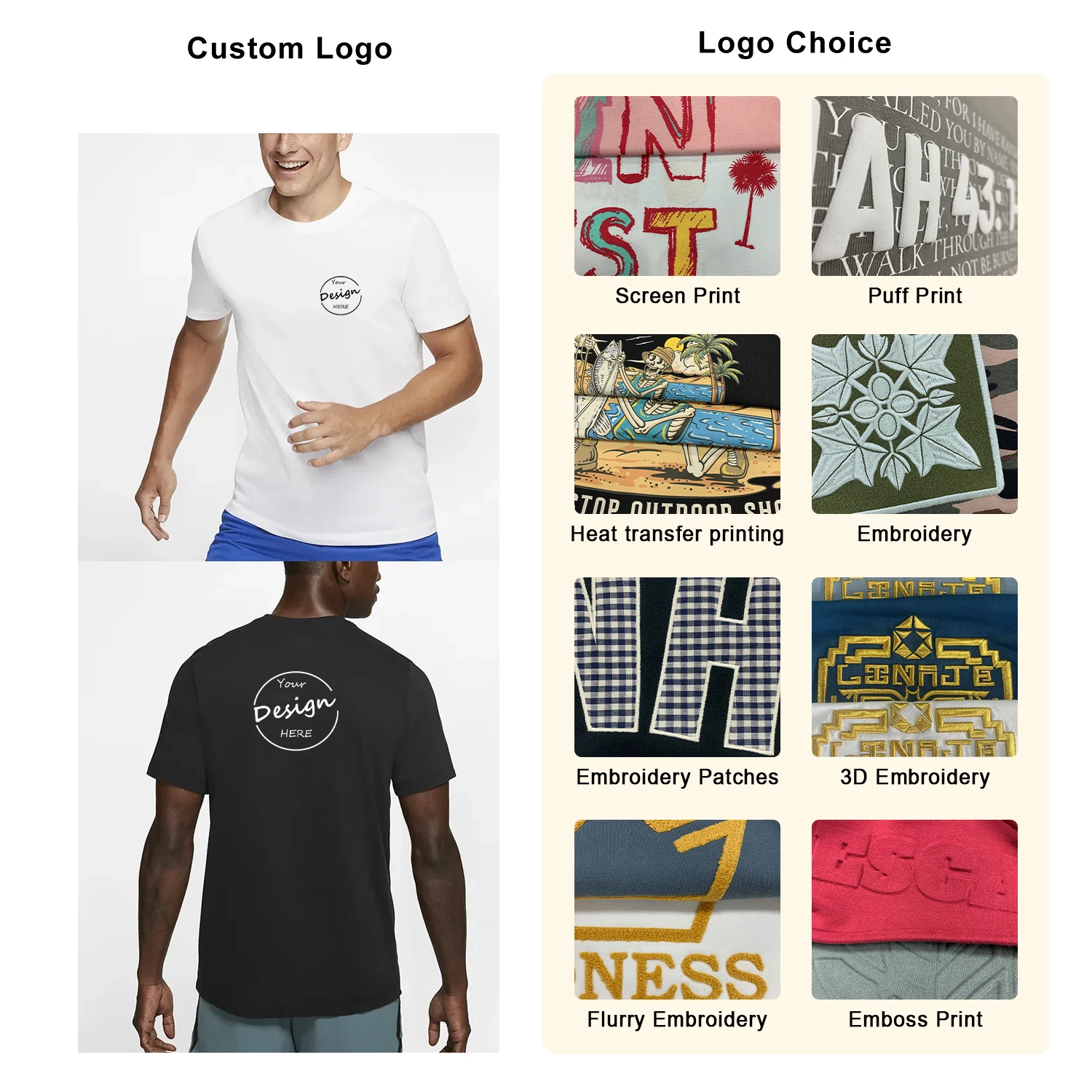 Wholesale Silk Screen Print Men Athletic Regular Fit T Shirts Blank Sports Wear 96 Cotton and 4 Spandex Tshirts