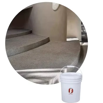 High Quality Exterior Wall Floor Liquid Acrylic Art Coating Brush Washed Stone Paint