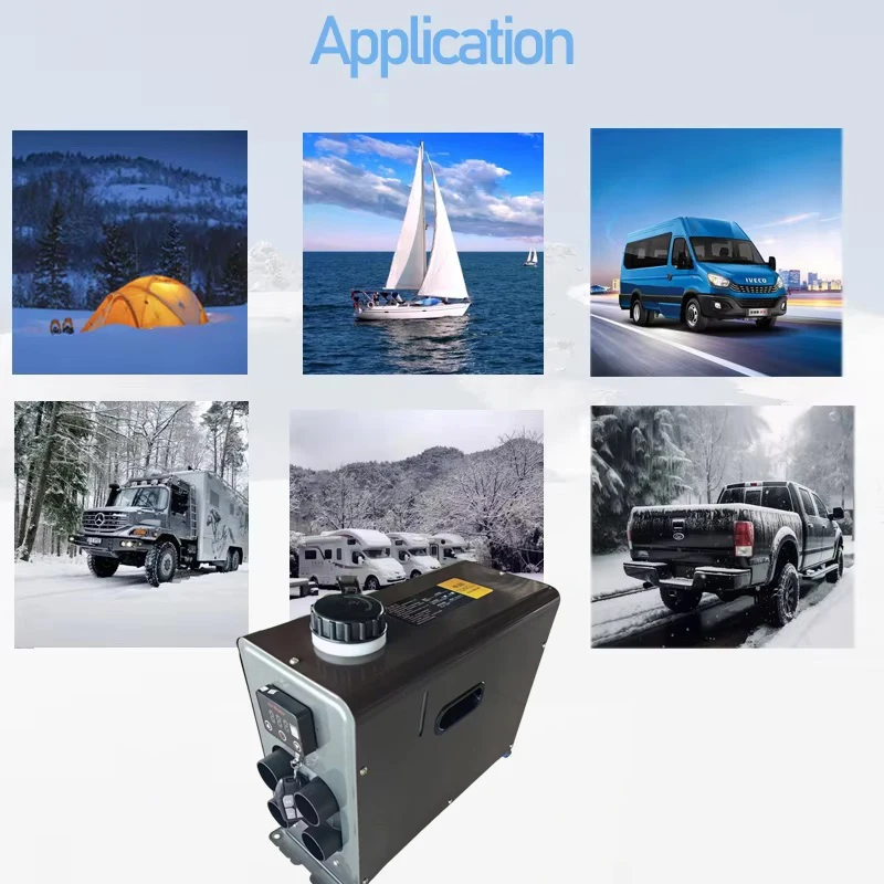 High Quality Tent Camping Home Outdoor Portable Diesel Air Heater 2kw 12V 24V All in One Parking Heater  