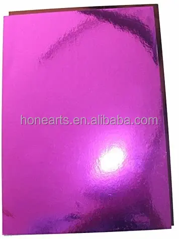 Metallic Foil Paper 12 Sheets 8.5 x 11 Purple